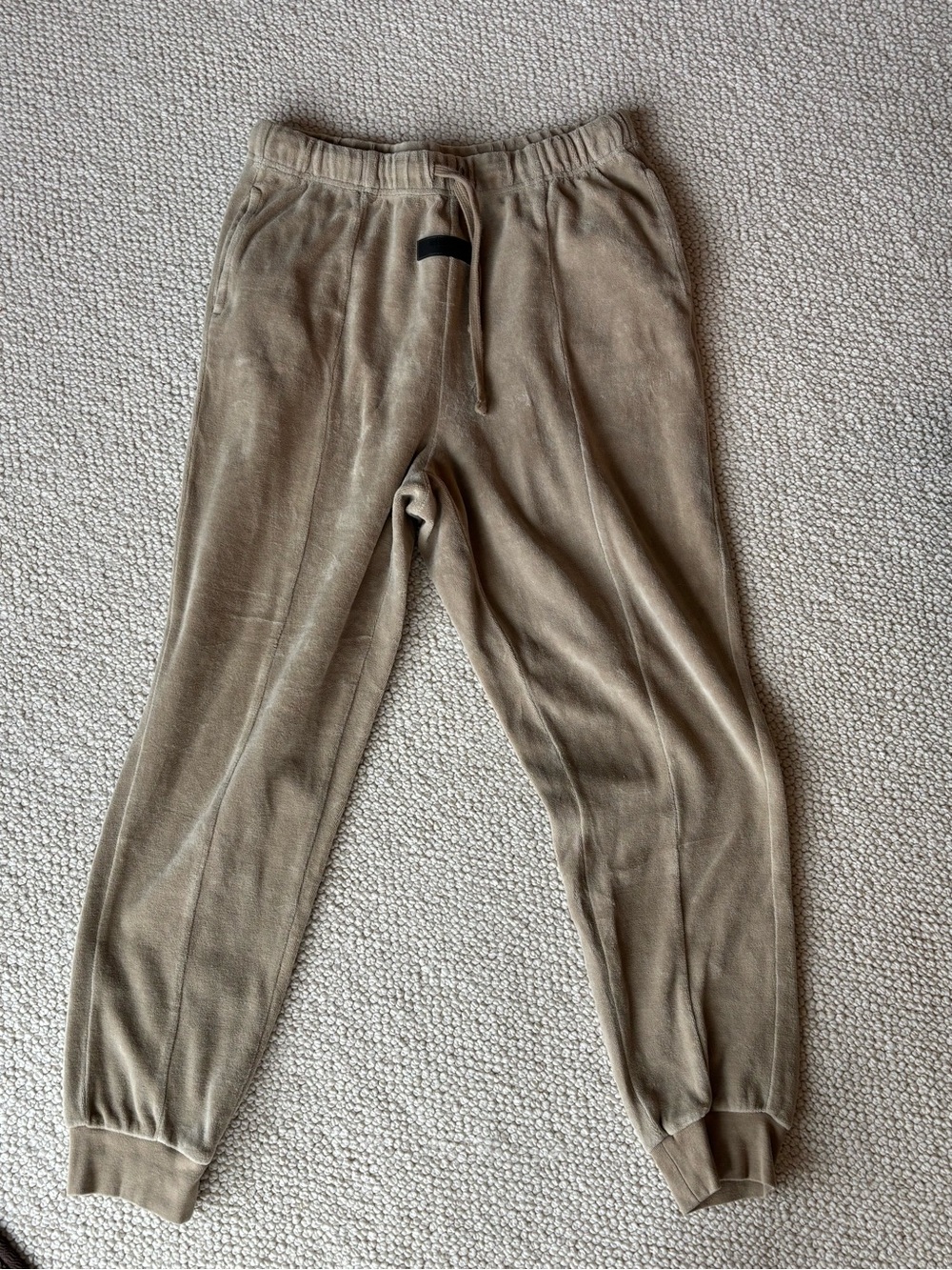 Essentials Fear Of God velour joggers Med women’s